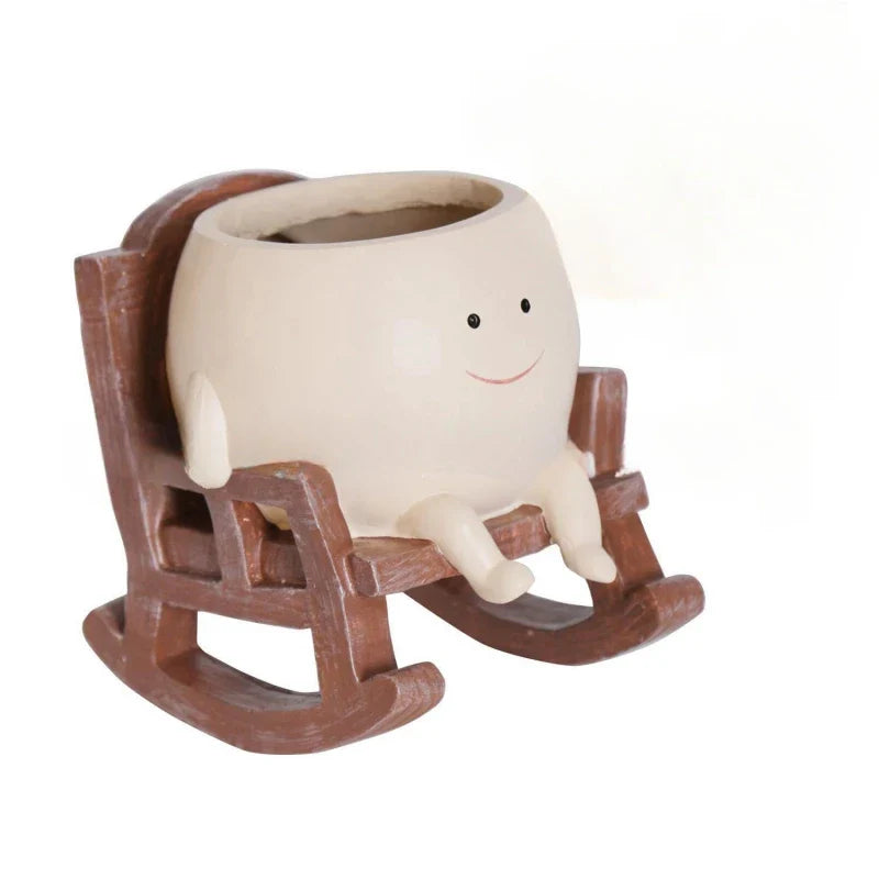 Sallanan Sandalye Smiley Pot