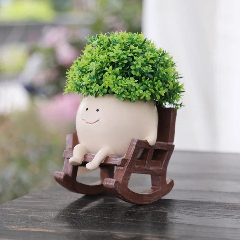 Sallanan Sandalye Smiley Pot