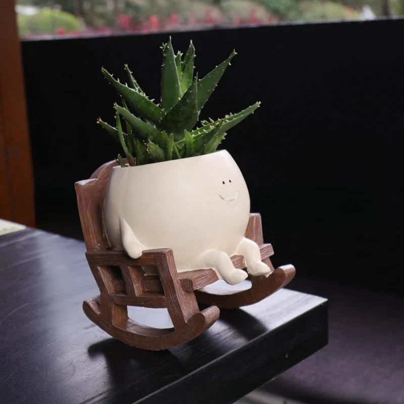 Sallanan Sandalye Smiley Pot