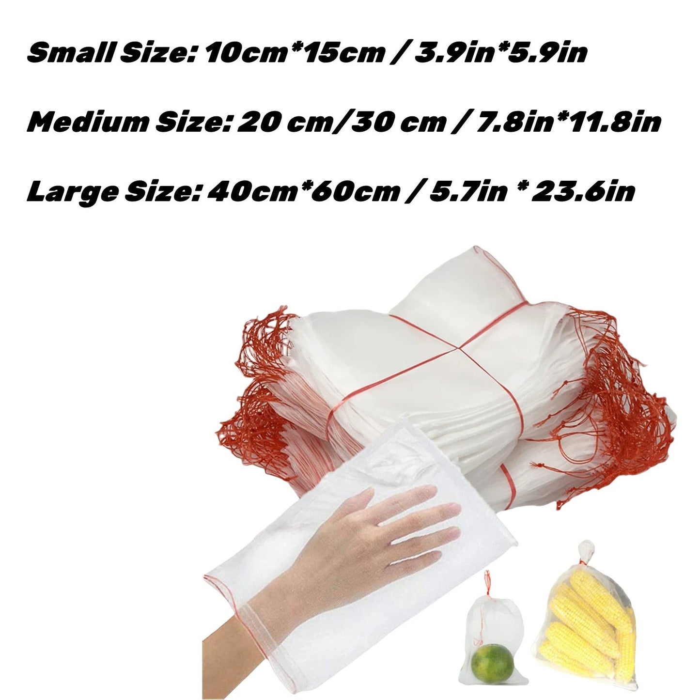 Bağcıklı Meyve Filesi Torbaları