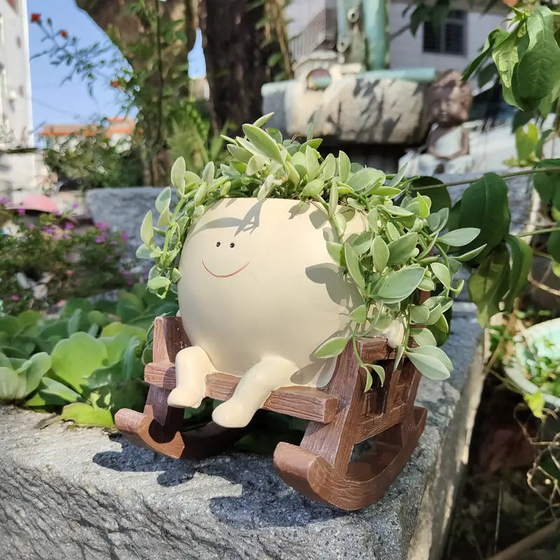 Sallanan Sandalye Smiley Pot