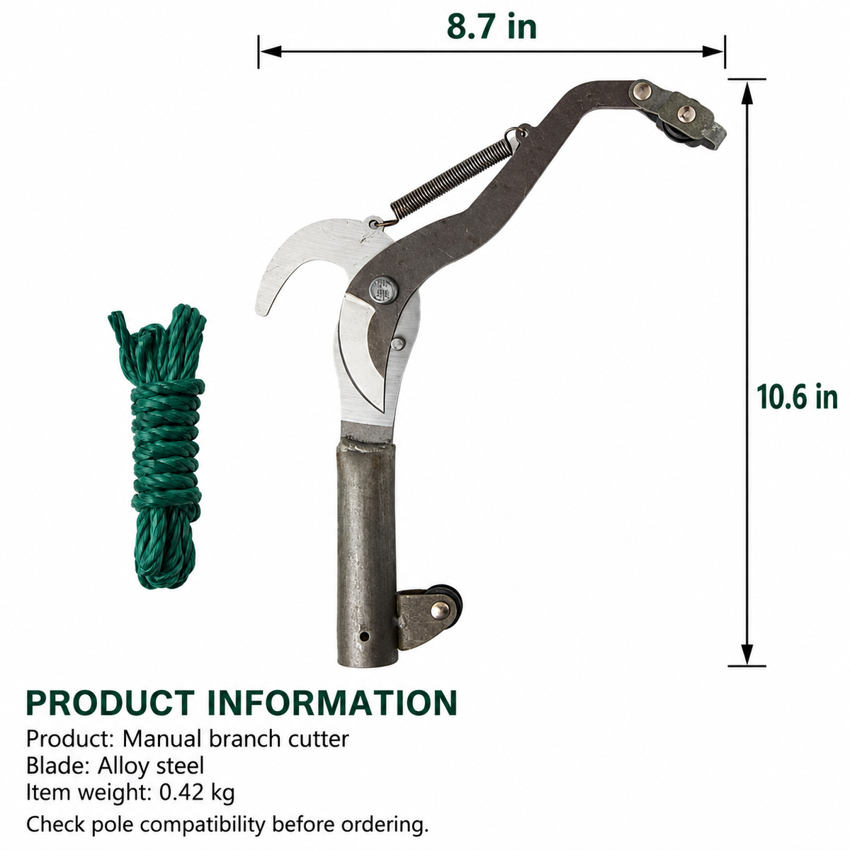 High Altitude Pruning Shears - Flexible Branch Cutter