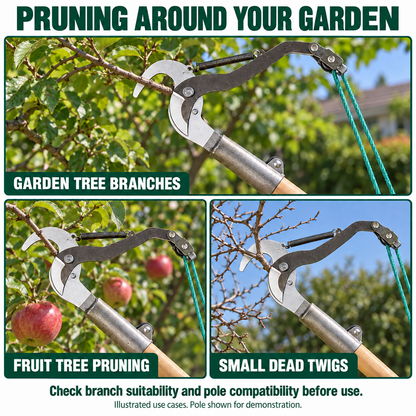 High Altitude Pruning Shears - Flexible Branch Cutter