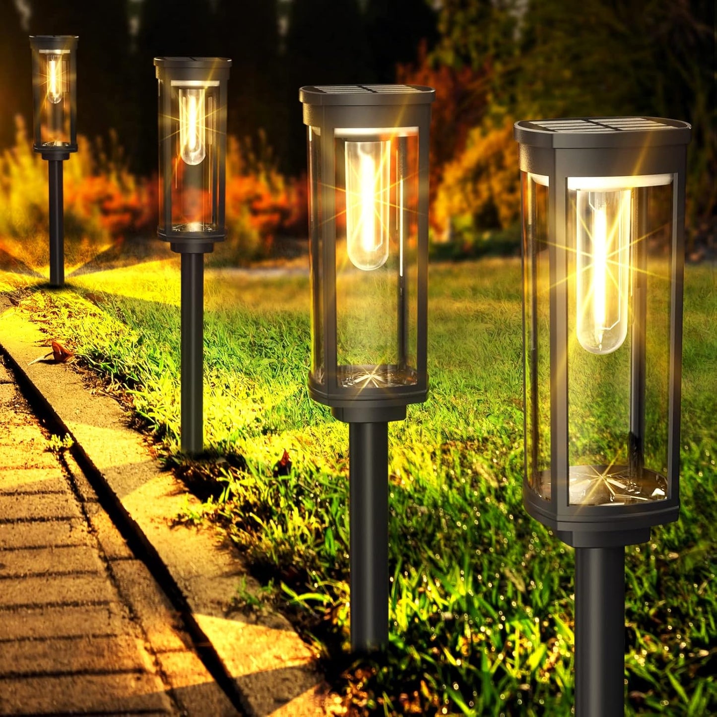 Açık Havada Parlak Güneş Enerjili Yol Işıkları 