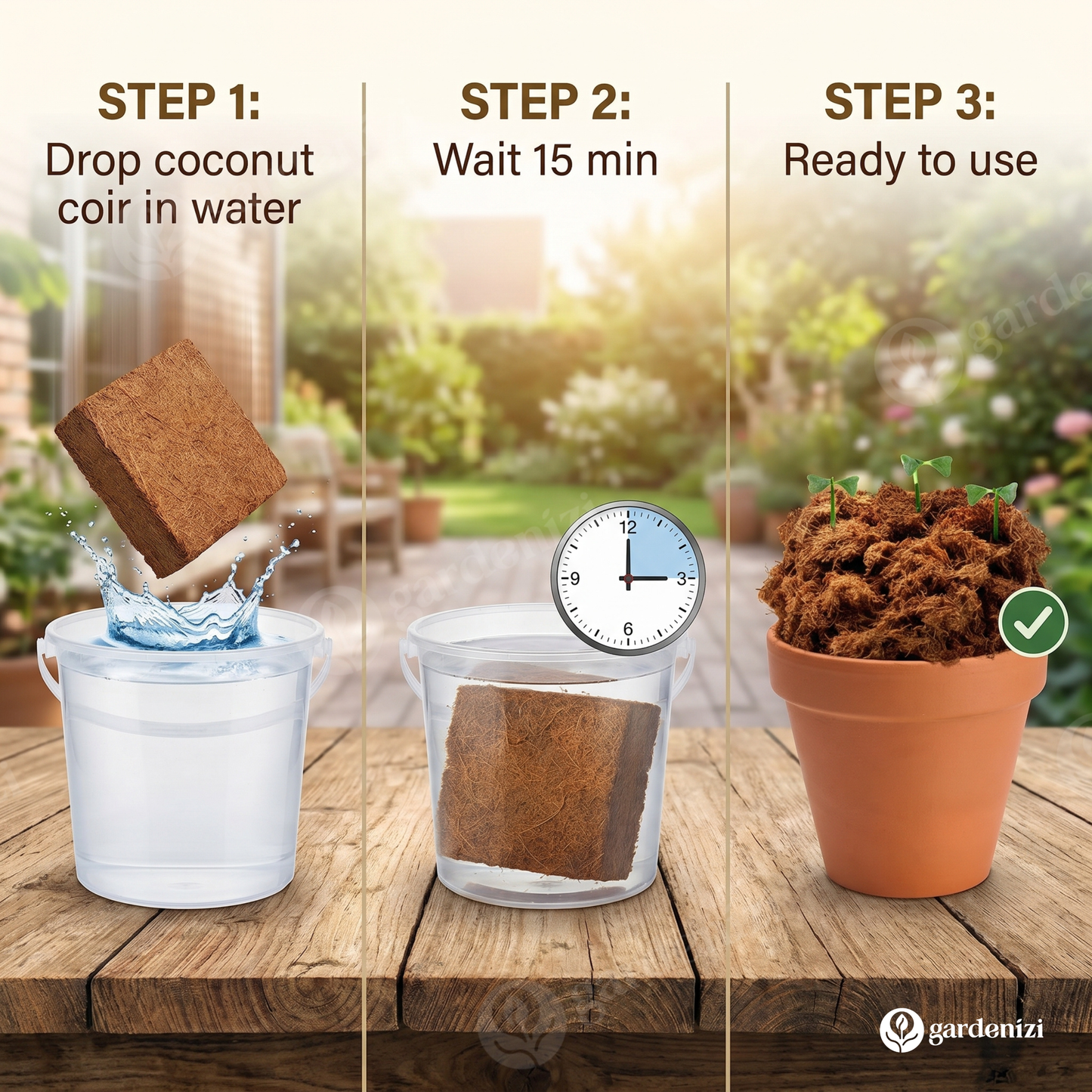 Organic Coconut Coir • Gardenizi