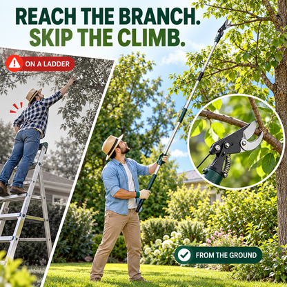 High Altitude Pruning Shears - Flexible Branch Cutter