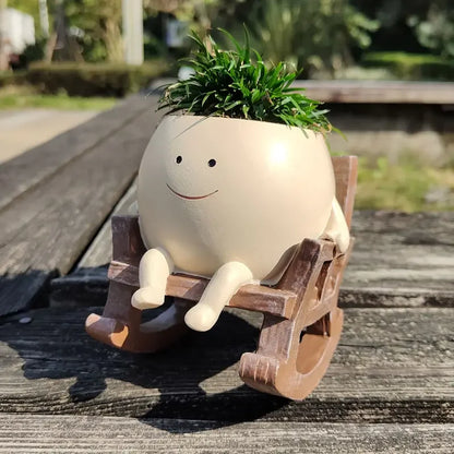 Sallanan Sandalye Smiley Pot 