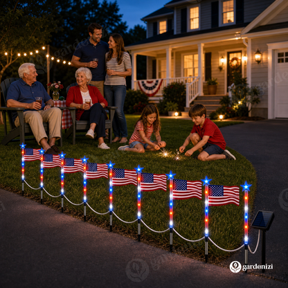 Sovereign Stars & Stripes Path Lights