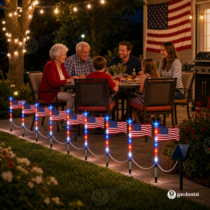 Sovereign Stars & Stripes Path Lights