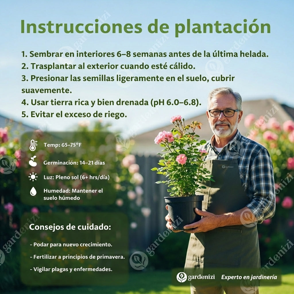 Semillas de Rosa Trepadora Royal