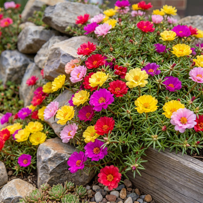 Moss Rose Seeds (Mix) • Gardenizi