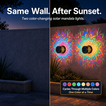 Celestial Mandala Solar Lights