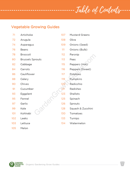 Ebook Organik Sebzeler Bahçe Yetiştirme Rehberleri | Ebook Gardenizi