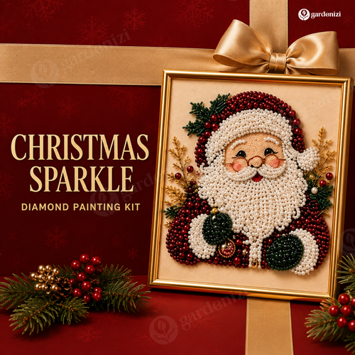 Christmas Sparkle Diamond Painting Kit • Gardenizi